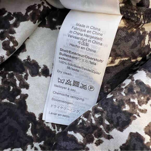 J. Crew Collection Silk Twill Ruffle Collar Blouse in Plaid - Picture 4 of 7